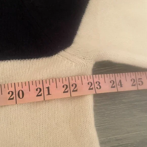 NWT Vilagallo Evil Eye Striped Contrast Pullover Sweater - Picture 3 of 6